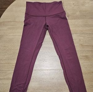 Lululemon Wunderunder Leggings Barely Worn